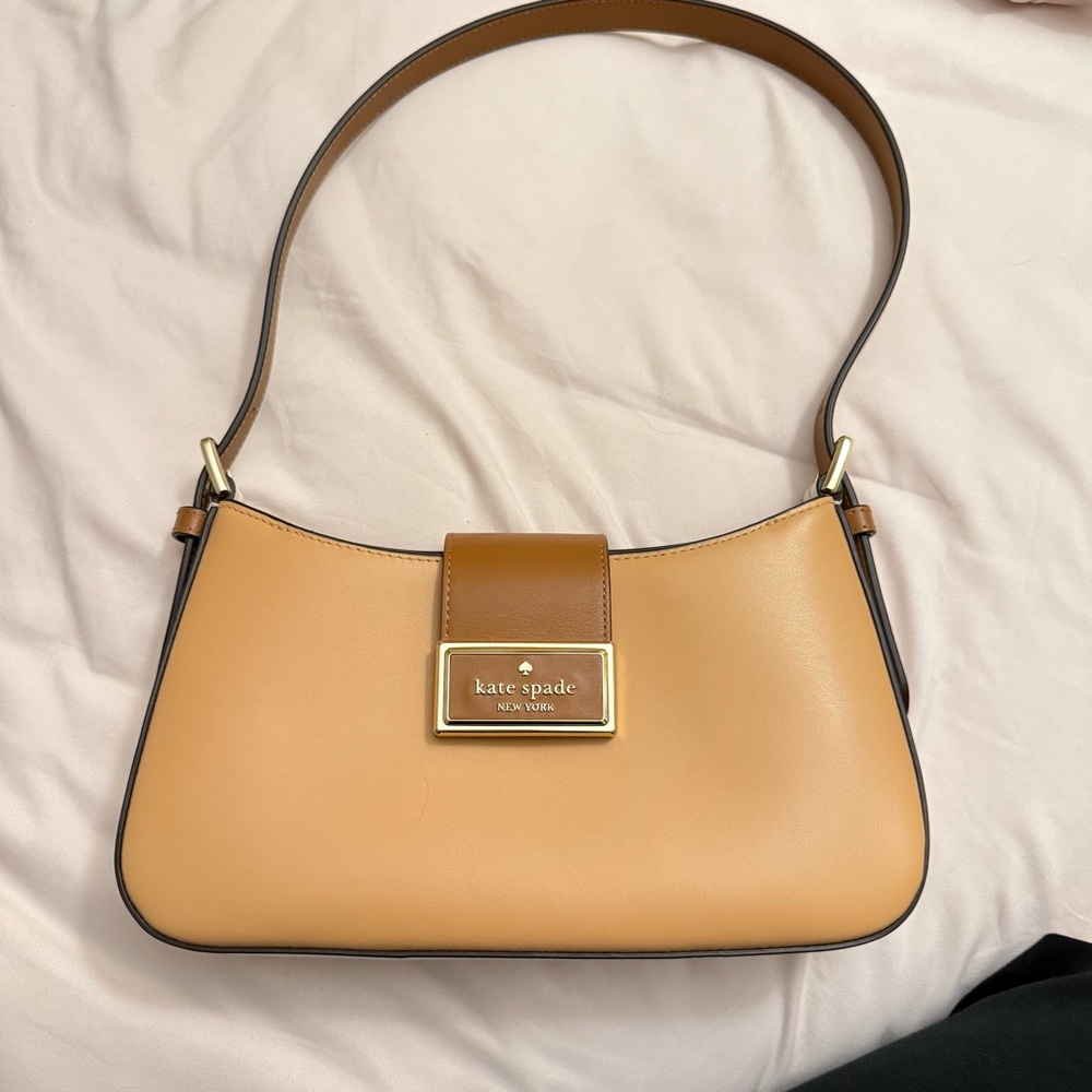 Kate Spade Reegan Tan Leather Shoulder Bag